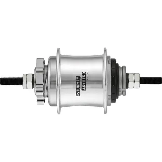 Sturmey Archer A2K 2-speed 36-gaats disco argento