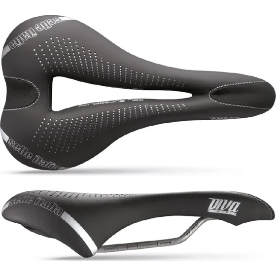Selle Italia Diva Gel Superflow S3 Nero 135x270mm