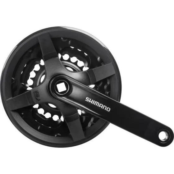 Shimano Tourney FC-TY301 42/34/24T 150mm Nero
