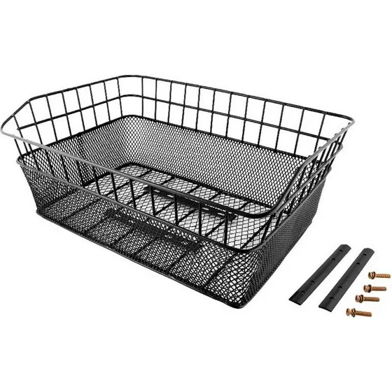 MV-TE Cestino Posteriore Maxi 45x30x18cm Nero
