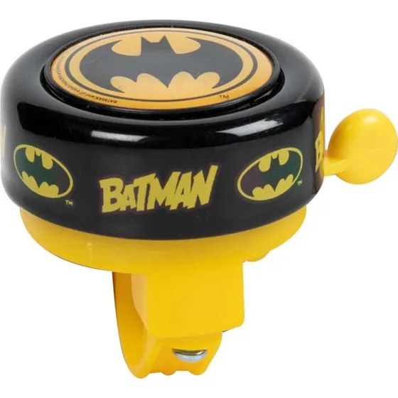 Batman Kinderfahrradklingel Metall Nero/Giallo