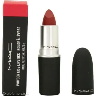 MAC Powder Kiss Lipstick Ruby New 3g