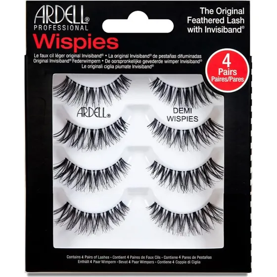 Ardell Ciglia Demi Wispies 4 Pack Nero