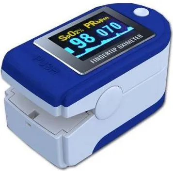 Sat 200 Saturimetro Da Dito con Indice Perfusionale - Blu