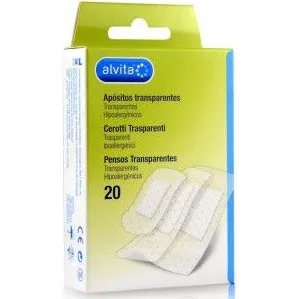 Alvita Cerotti Trasparenti 20 Pezzi