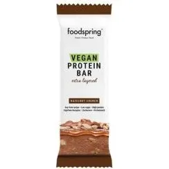 Foodspring Barra Proteica Vegana Multistrato Nocciola Croccante 45g