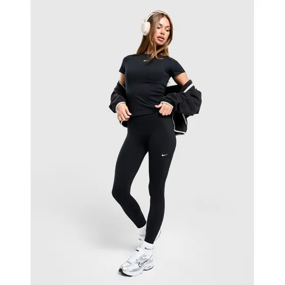Nike One Seamless High-Waisted Leggings Thunder Grey/White