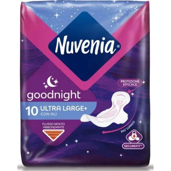 Nuvenia Goodnight Ultra Large+ con Ali 10pz