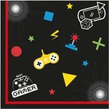 L'Officina delle Feste Tovaglioli Gaming 33x33cm 20pz