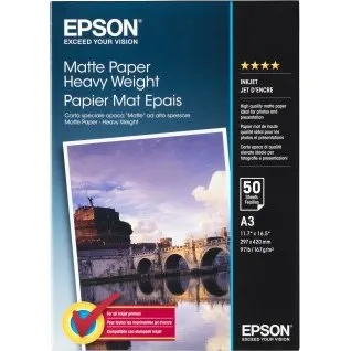 Epson Carta Fotografica Opaca A3 167g 50 Fogli