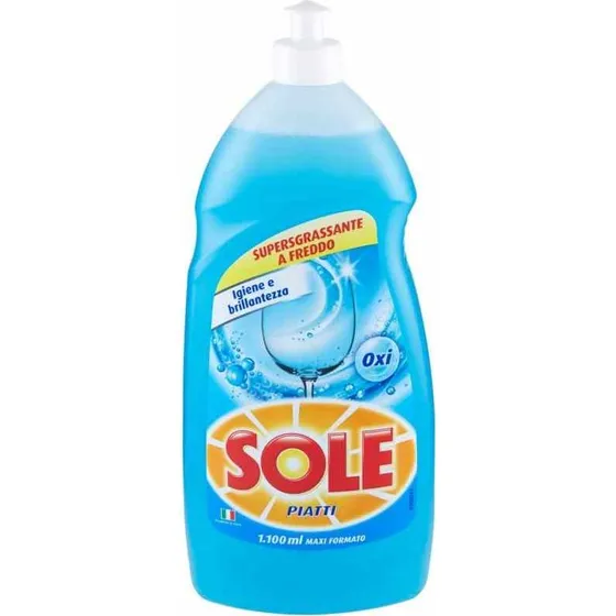 Sole Oxy Brillantezza Detersivo Piatti Eucalipto 1,1 L