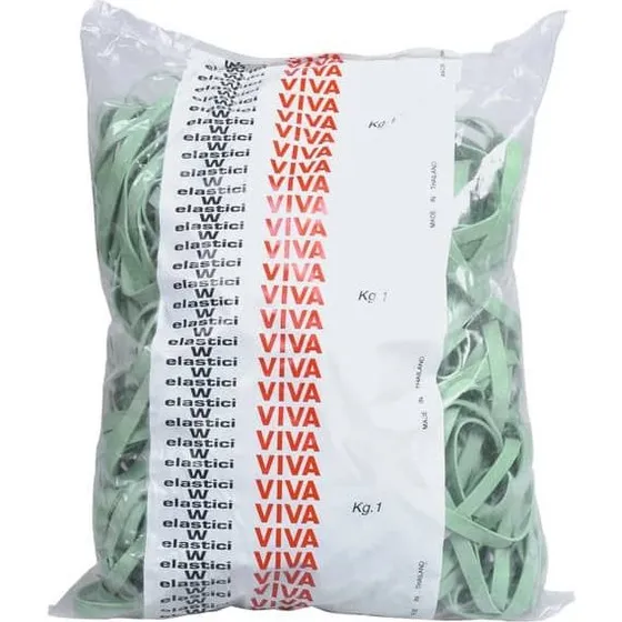 VIVA Elastico Fettuccia Verde 12x0,8 cm 1kg