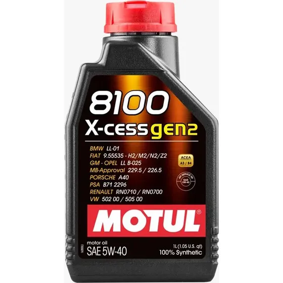 Motul 8100 X-CESS 5W-40 1L Sintetico