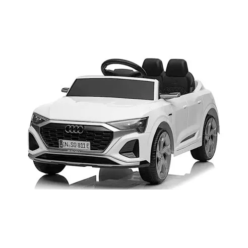Audi SQ8 Auto Elettrica 12V Bianca per Bambini