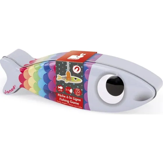 Janod Sardine Gioco da Pesca Magnetico in Legno