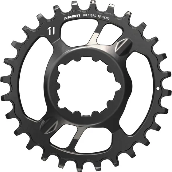 SRAM X-Sync Steel Direct Mount, Nero