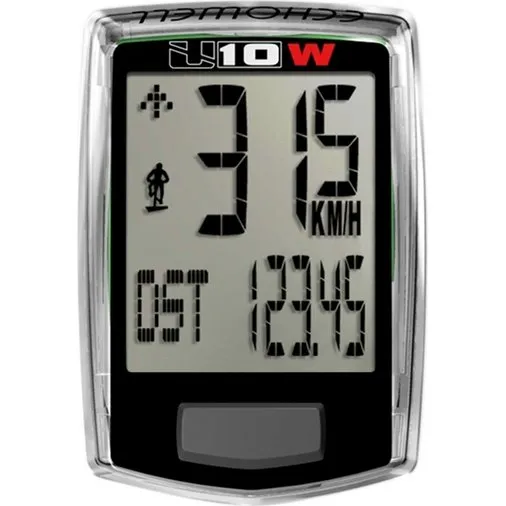 Ciclocomputer Echowell U10 10 Funzioni Wireless Nero