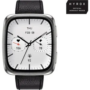 Amazfit Active 2 Square Nero con Cinturino in Silicone