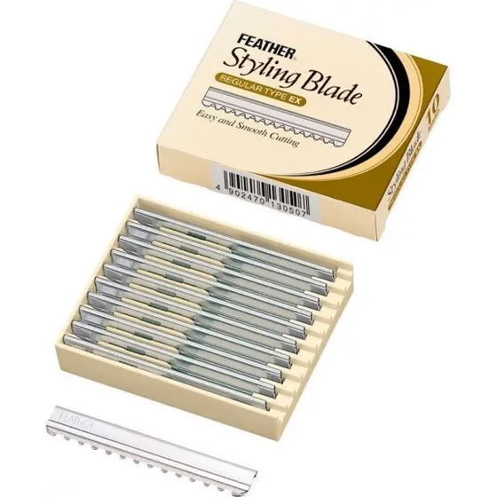 Feather Styling Blade Regular Type - 10 Lame