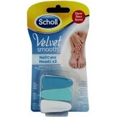 Scholl Velvet Smooth Lime Ricambio 3 Pezzi