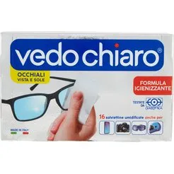 Vedo Chiaro Salviettine Occhiali 16 Pezzi