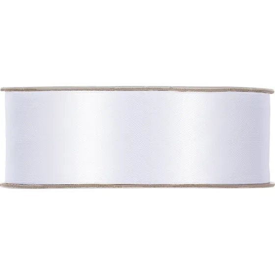 Piovaccari Nastro Doppio Raso 25mm 50m Bianco