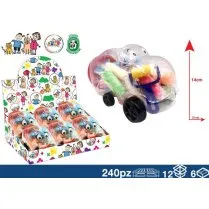 EOL DISTRIBUZIONE Plastilina Forma Auto 20pezzi+7 Formine