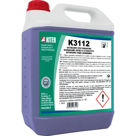 Kiter K3112 Detergente Vetri 5 lt