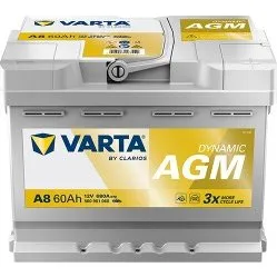 Varta Dynamic AGM 60Ah L2 DX 680A