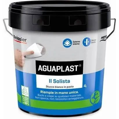 Aguaplast Il Solista Stucco Leggero 800ml Bianco
