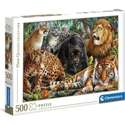 Clementoni Wild Cats Puzzle 500 Pezzi