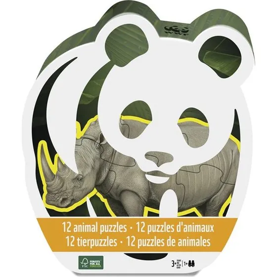 Ambassador 12 Puzzle Animali