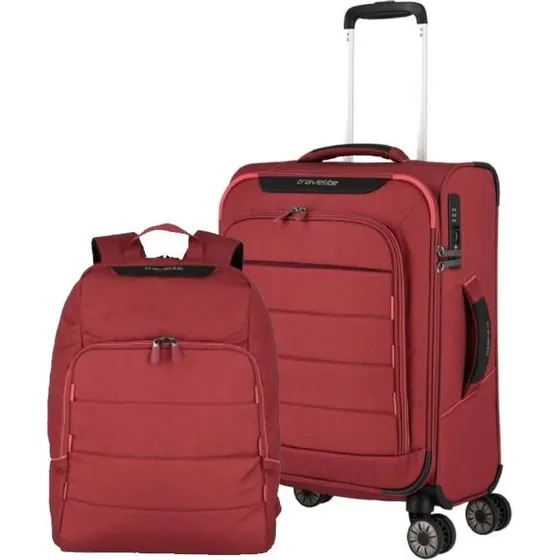 Travelite Skaii 55 cm Rosso S 4 Ruote 1,9 kg
