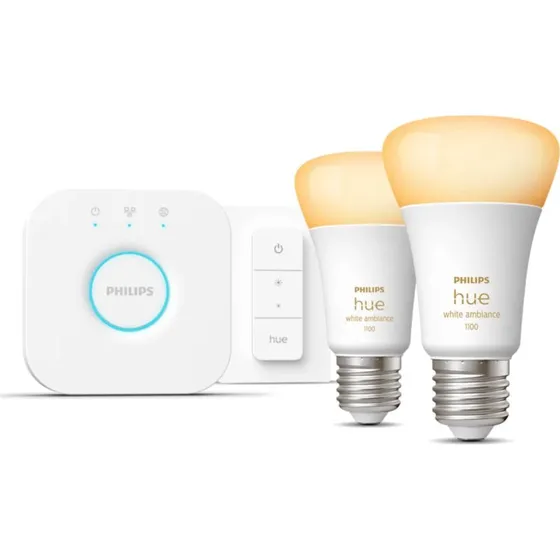 Philips Hue White Ambiance Starter Kit 2 lampadine