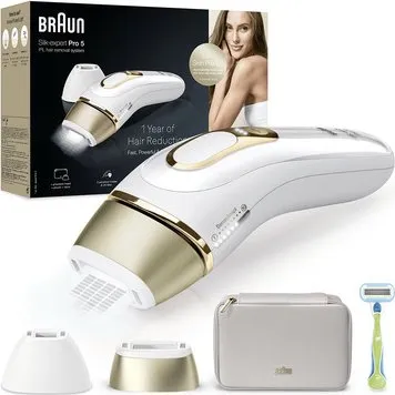 Braun Silkexpert Pro 5 IPL PL5152, Bianco/Oro