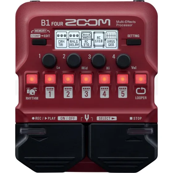 Zoom B1 Four Pedale Multieffetto per Basso