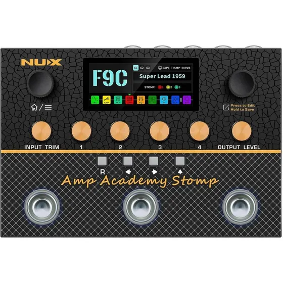 NUX Amp Academy Stomp - Pedale Modeler per Chitarra