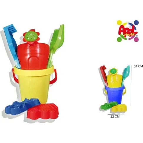 Marine 112950A Set Secchiello con Accessori Palette