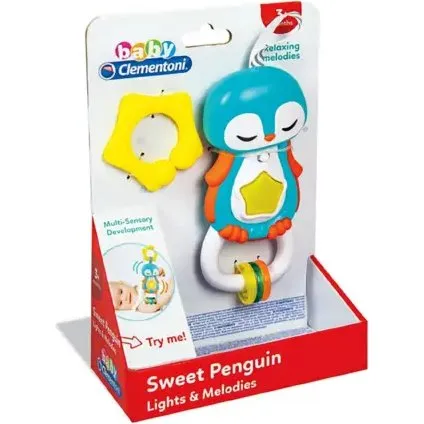 Clementoni Pinguino Interattivo Sonaglino Multifunzione