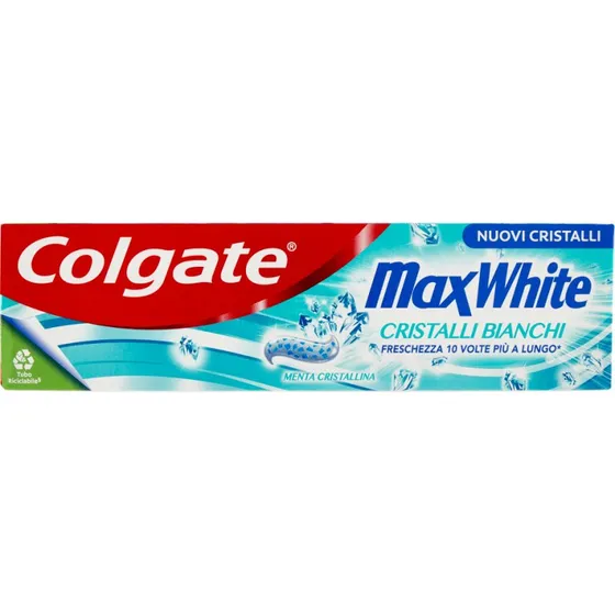 Colgate Dentifricio Max White Crystals 75 ml