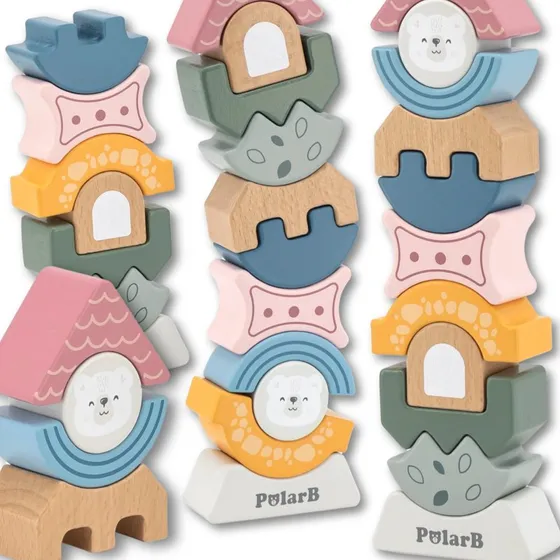 Viga 44070 PolarB Wieża Torre di equilibrio in legno