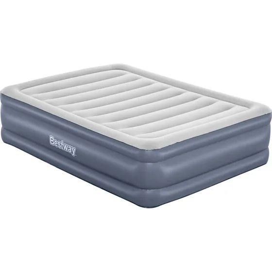 Bestway 6713I Airbed Tritech Matrimoniale Bicolor Azzurro/Grigio 203x152x51 cm