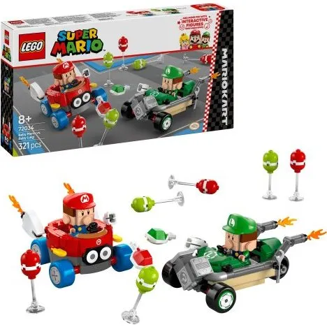 LEGO Mario Kart – Baby Mario vs Baby Luigi 72034
