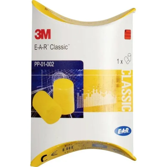 3M E-A-R Classic, 5 paia, giallo, SNR 31 dB