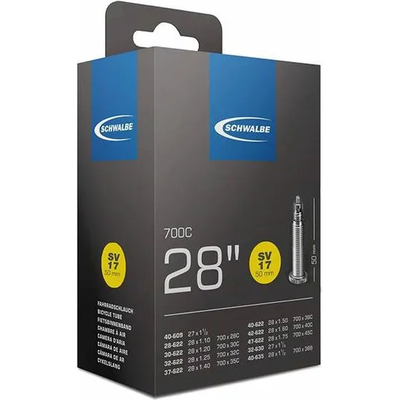 Schwalbe Camera D'Aria 28x1 1/8x1 5/8-1 1/2 50mm Presta