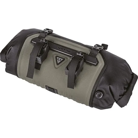 Topeak FrontLoader 8L Borsa Manubrio Impermeabile Verde