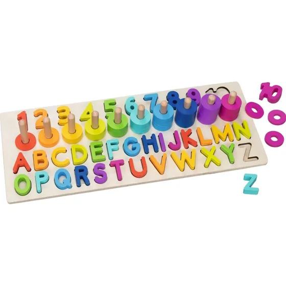 Goki Puzzle Alfanumerico in Legno