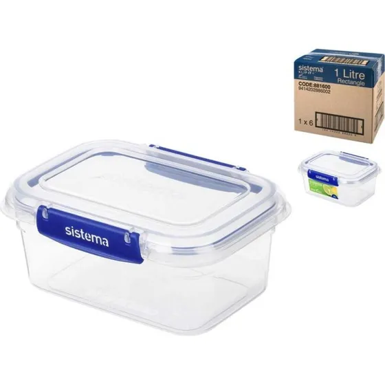 Sistema Klip It Plus Contenitore 1L Trasparente