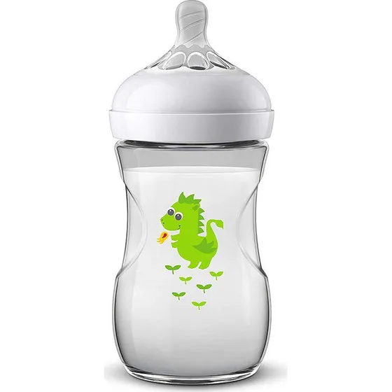 Philips Avent Biberon Natural 260ml Flusso Lento Draghetto Verde