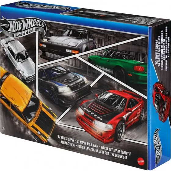 Hot Wheels Premium Silver Series 6-Pack Strade del Giappone 1:64